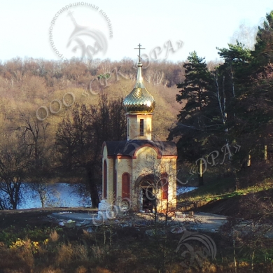Изготовление купола и креста на часовню во имя преподобного Сергия игумена Радонежского